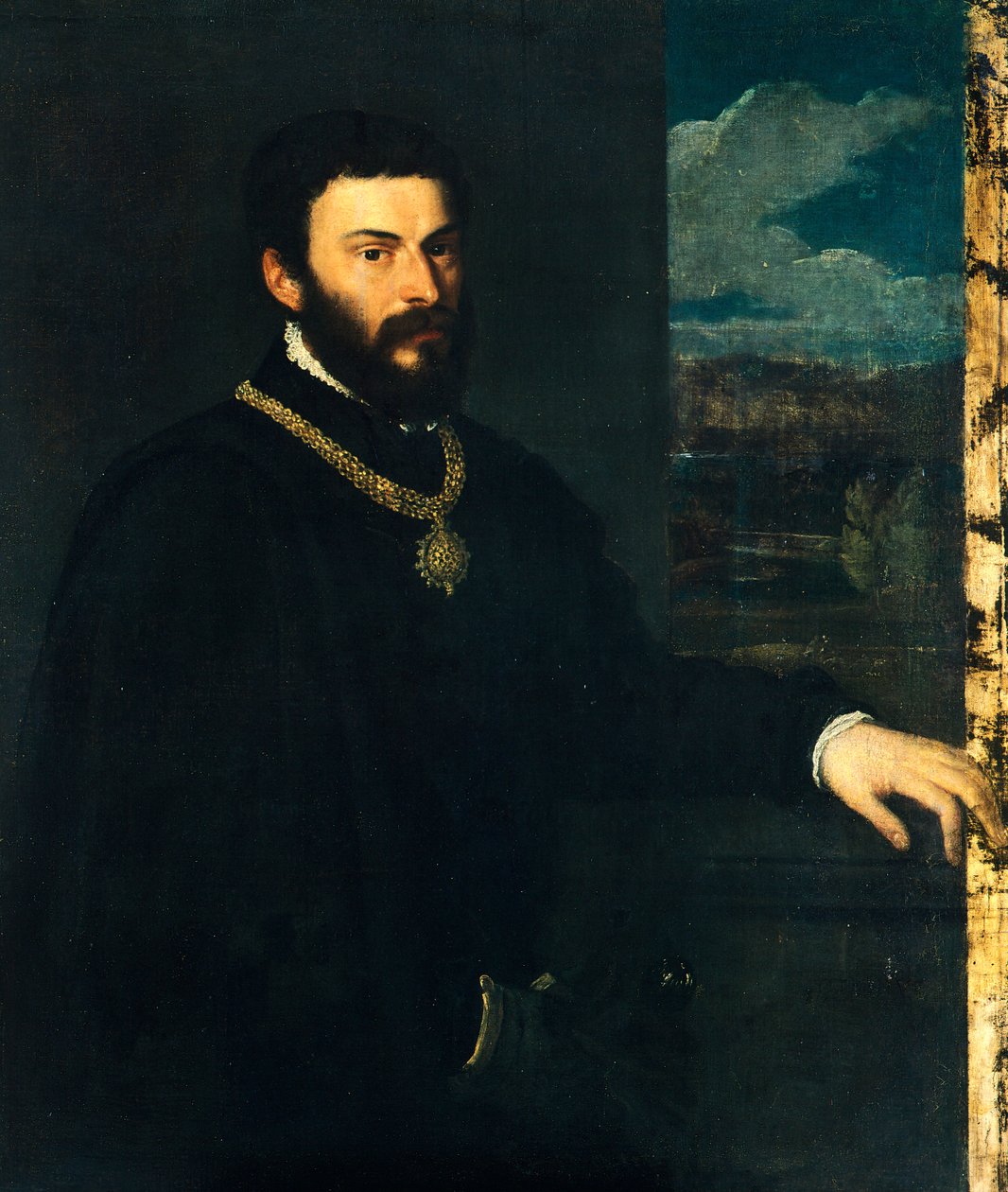 Grev Antonio Porcia og Brugnega af Titian (c.1488 1576)