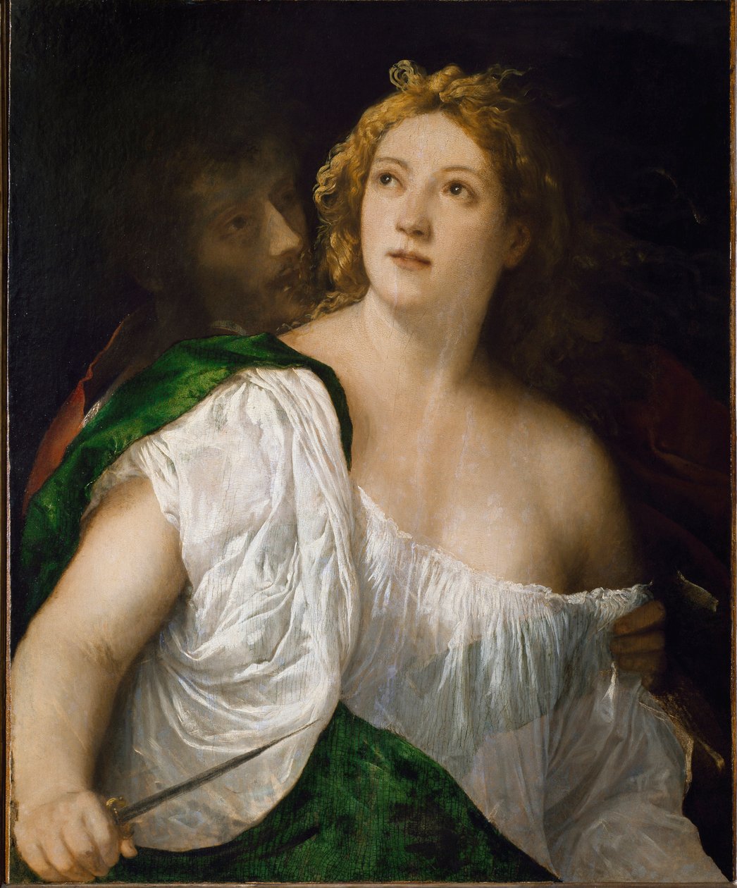 Lucrece og Tarquin (maleri af Titian (c.1488 1576)