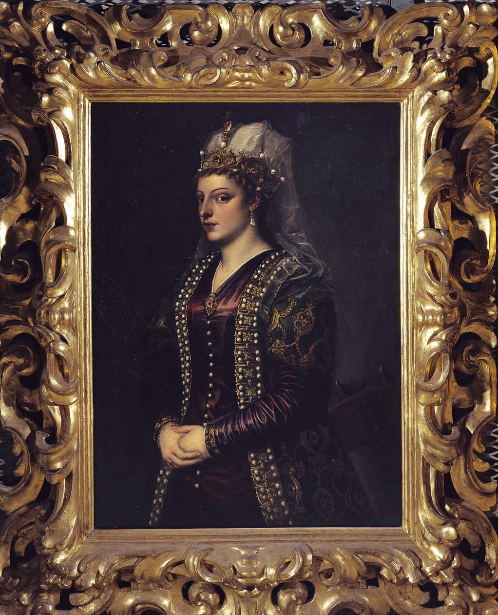 Portræt af Caterina Coronaro 1542 af Tiziano Vecelli