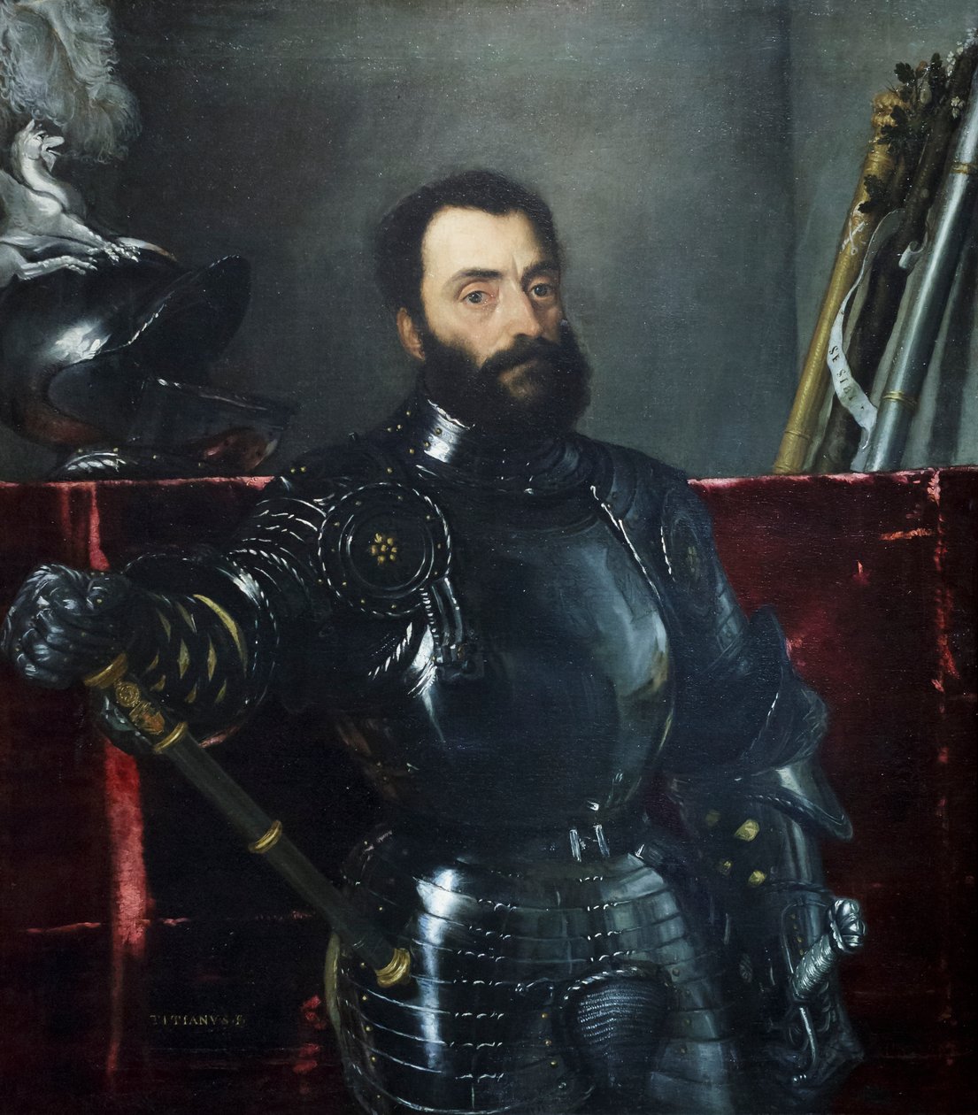 Portræt af Francesco Maria I della Rovere af Titian (c.1488 1576)