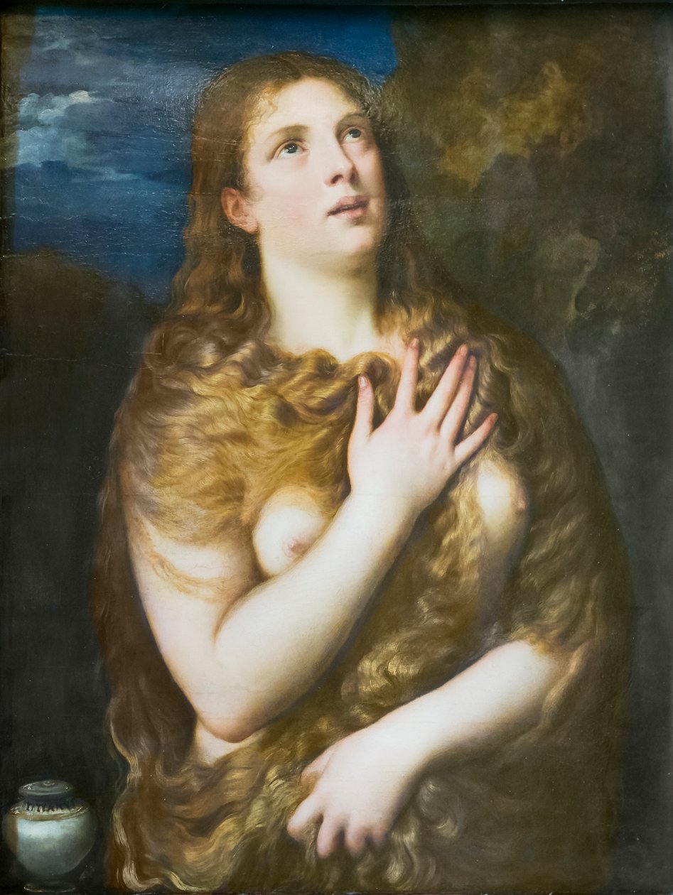 Den angrende Magdalene af Titian (c.1488 1576)