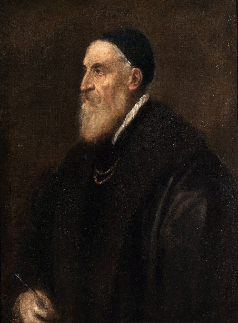 Selvportræt, ca. 1560-70 af Tiziano Vecelli