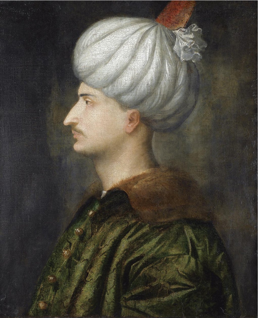 Sultan Suleiman I den Storslåede af Titian,