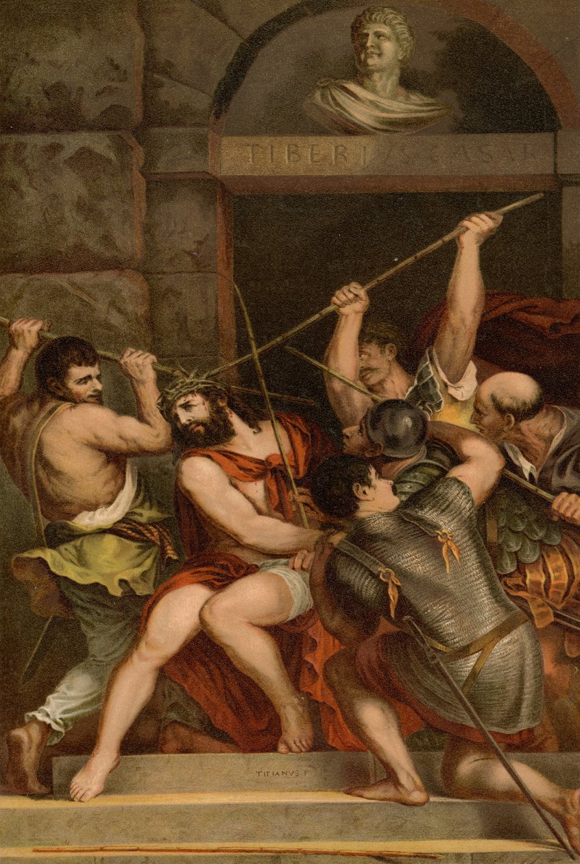 Kroningen med Torne af Tiziano Vecelli