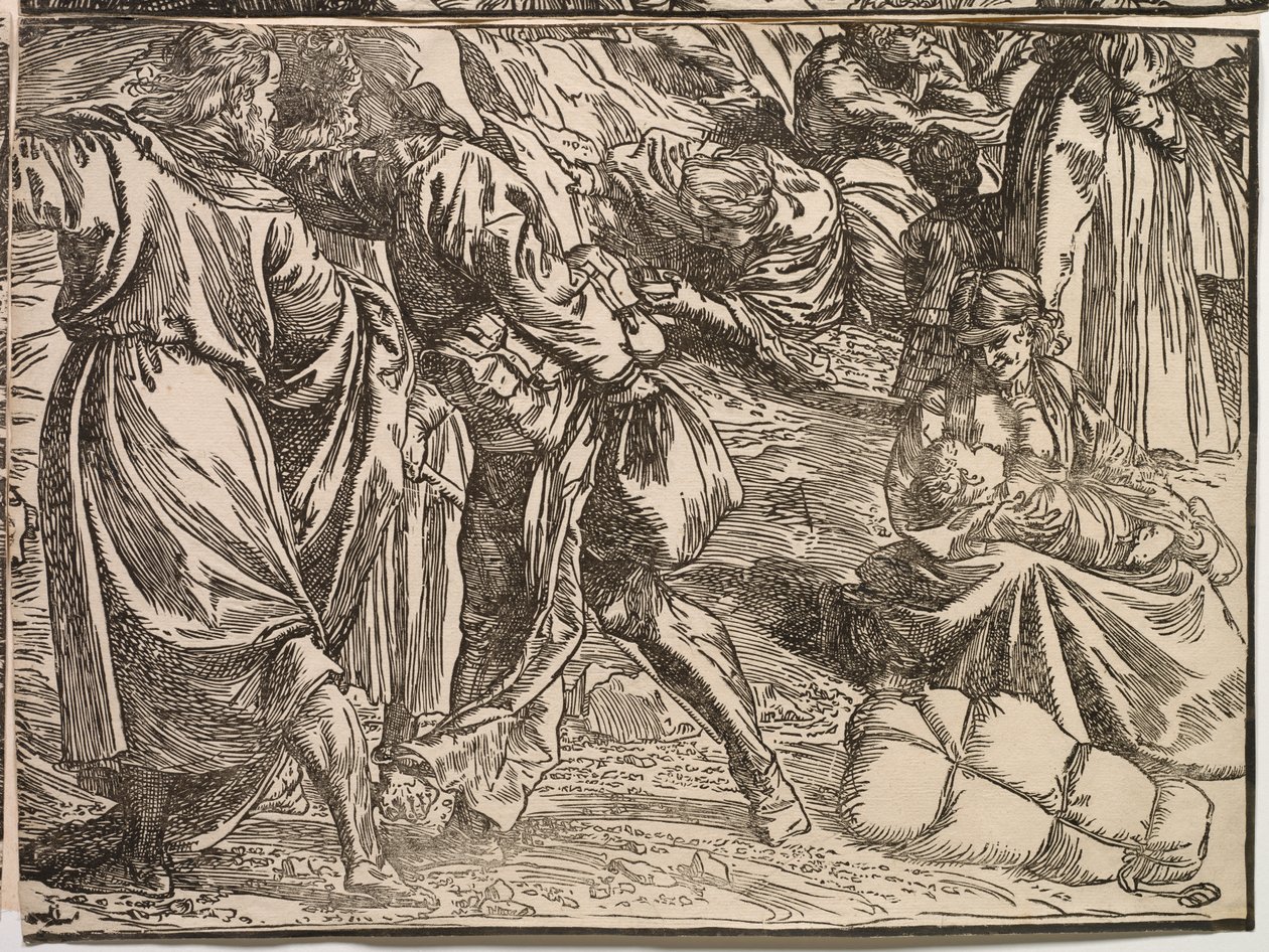 Faraos hærs nedsænkning i Det Røde Hav af Titian