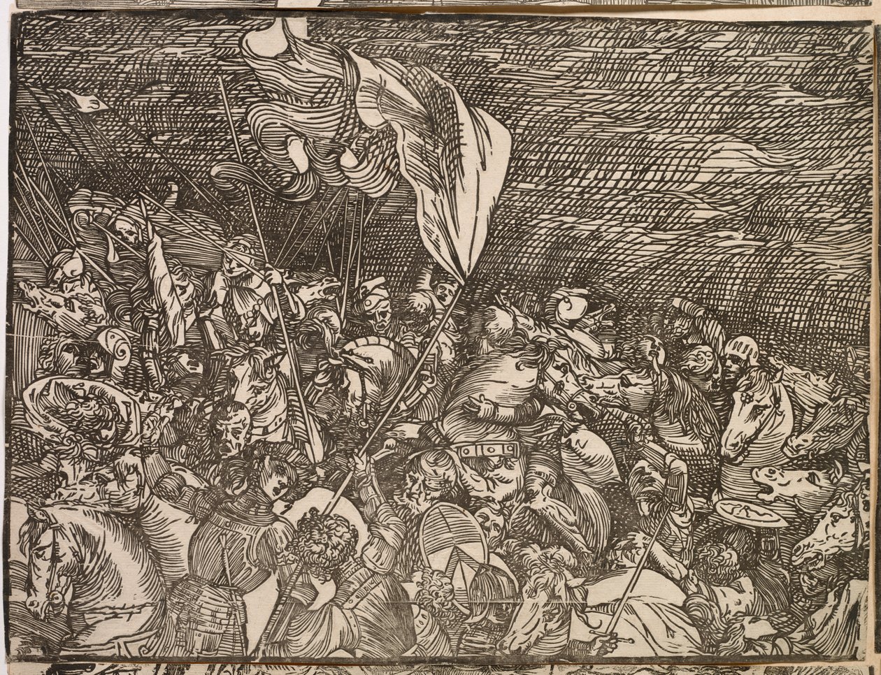 Faraos hærs nedsænkning i Det Røde Hav af Titian