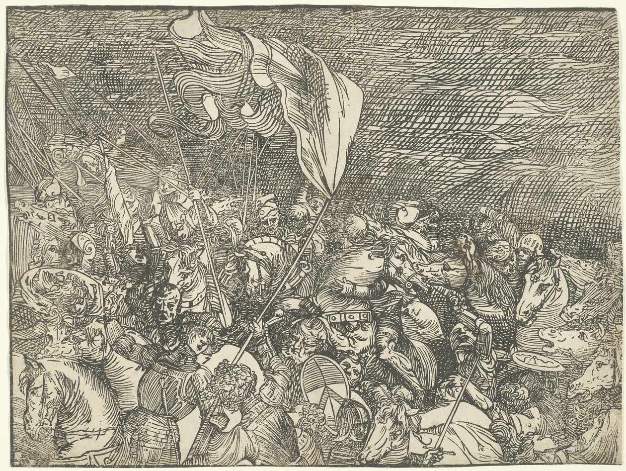 Faraos hærs nedsænkning i Det Røde Hav af Titian