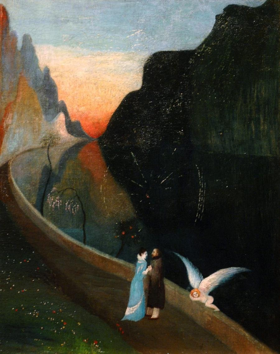 Rendezvous of Lovers af Tivadar Kosztka Csontvary