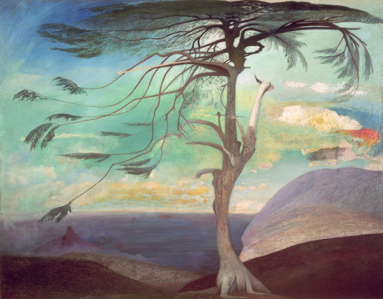 Det ensomme cedertræ, 1907 af Tivadar Kosztka Csontvary