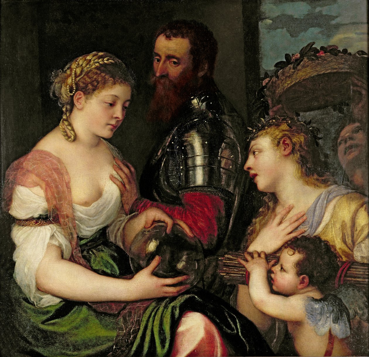 Allegori om ægteskab af Tiziano Vecelli
