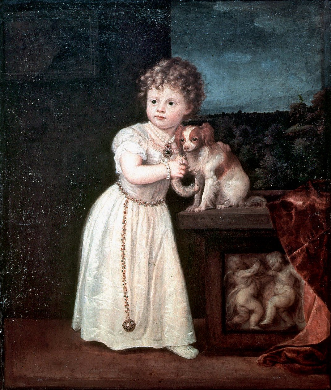 Clarissa Strozzi af Tiziano Vecelli