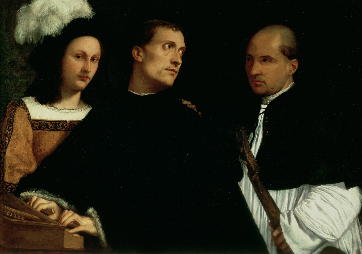 Afbrudt koncert, ca.1512 af Tiziano Vecelli