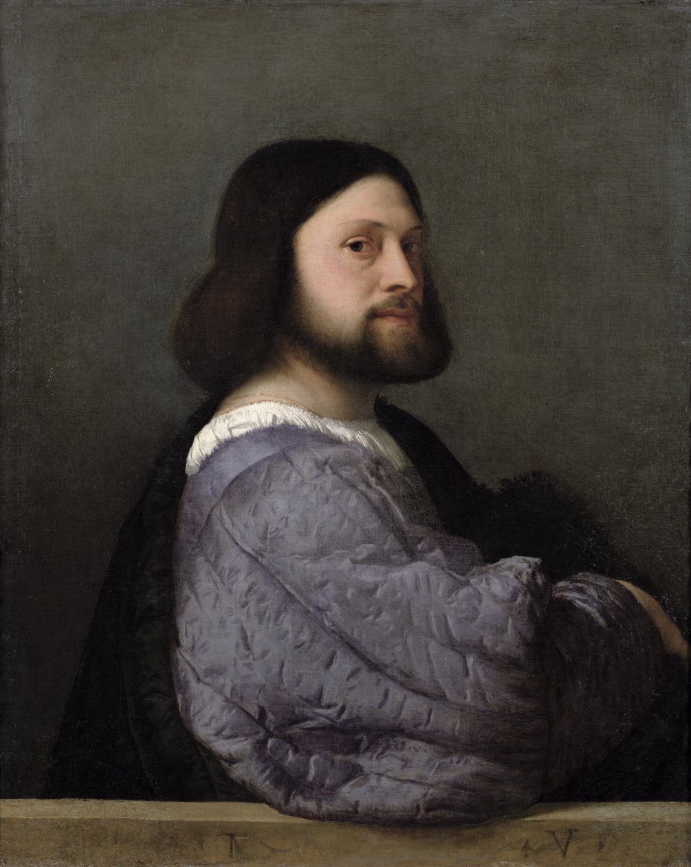 Portræt af en mand, ca. 1512 af Tiziano Vecelli