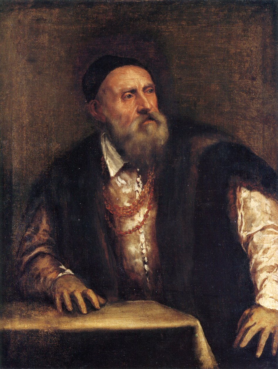 Selvportræt af Titian af Tiziano Vecelli