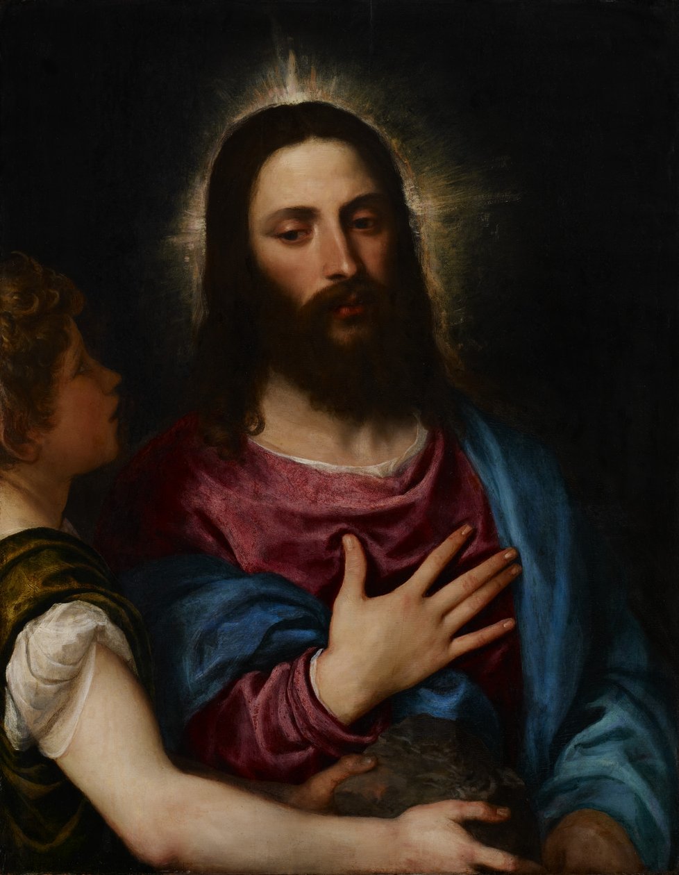 Kristi fristelse, ca.1516-25 af Tiziano Vecelli