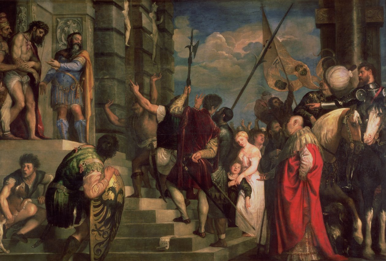 Se manden, 1543 af Tiziano Vecelli