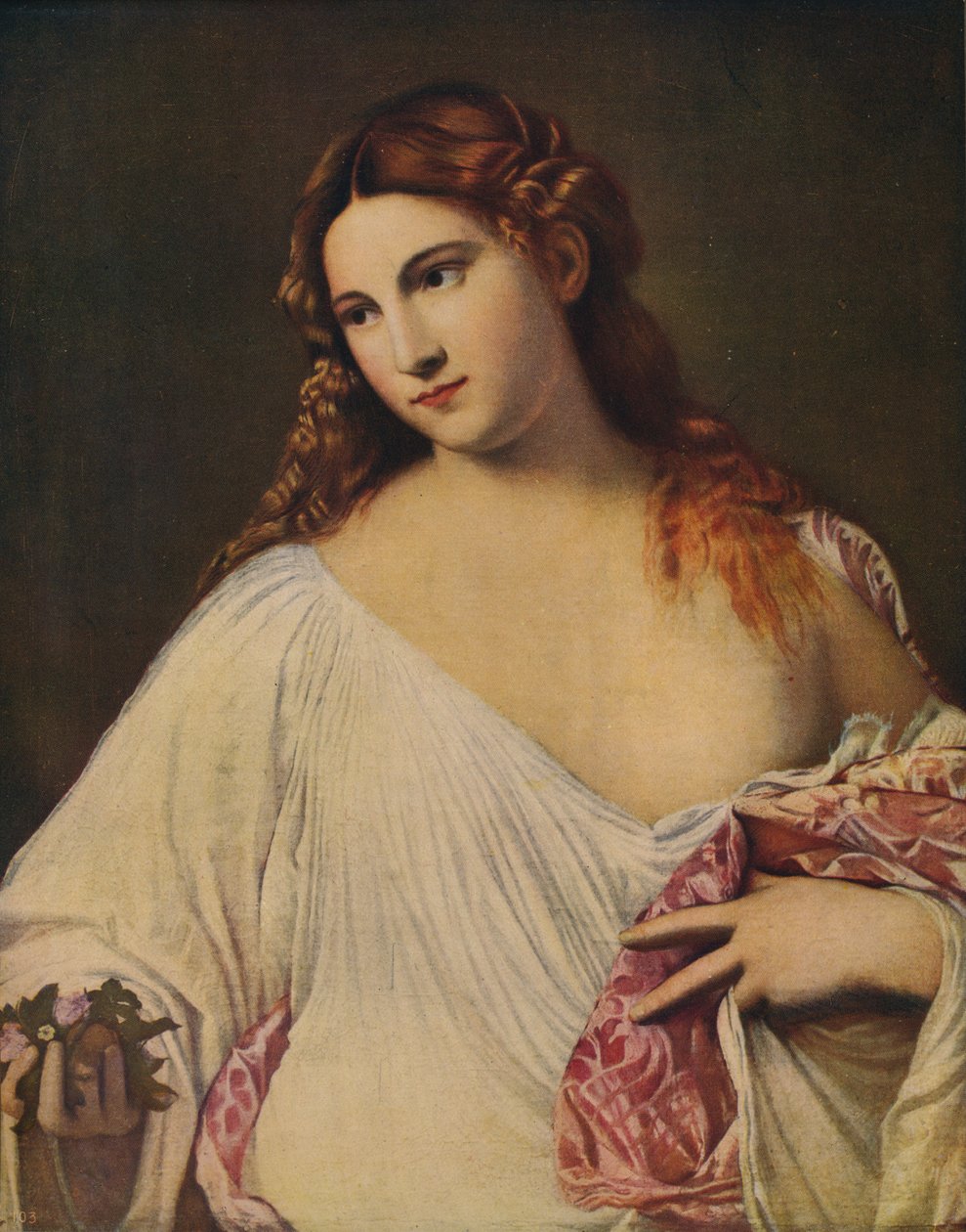 Flora, c1515-1517, c1915 af Tiziano Vecelli