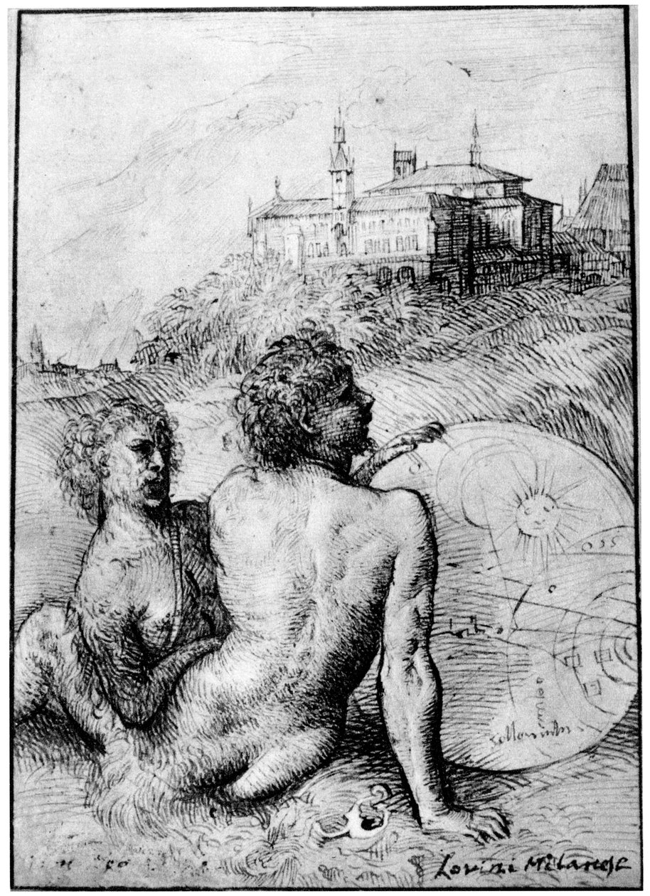 Landskab med Satyrer, c1512, 1937 af Tiziano Vecelli