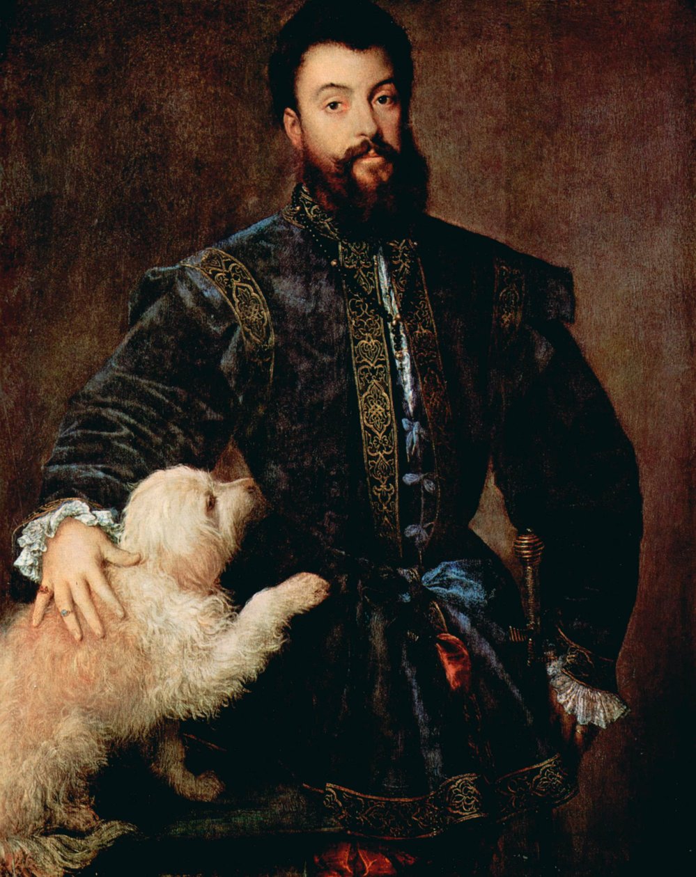 Portræt af Federico II Gonzaga, hertug af Mantua, 1500-1540, c1525. af Tiziano Vecelli