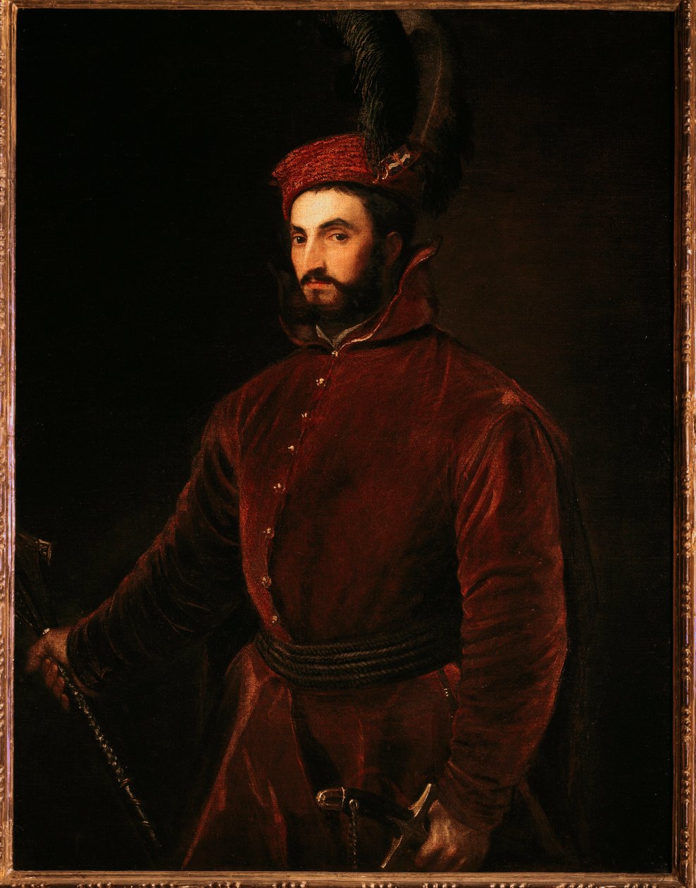 Portræt af Ippolito de Medici af Tiziano Vecelli
