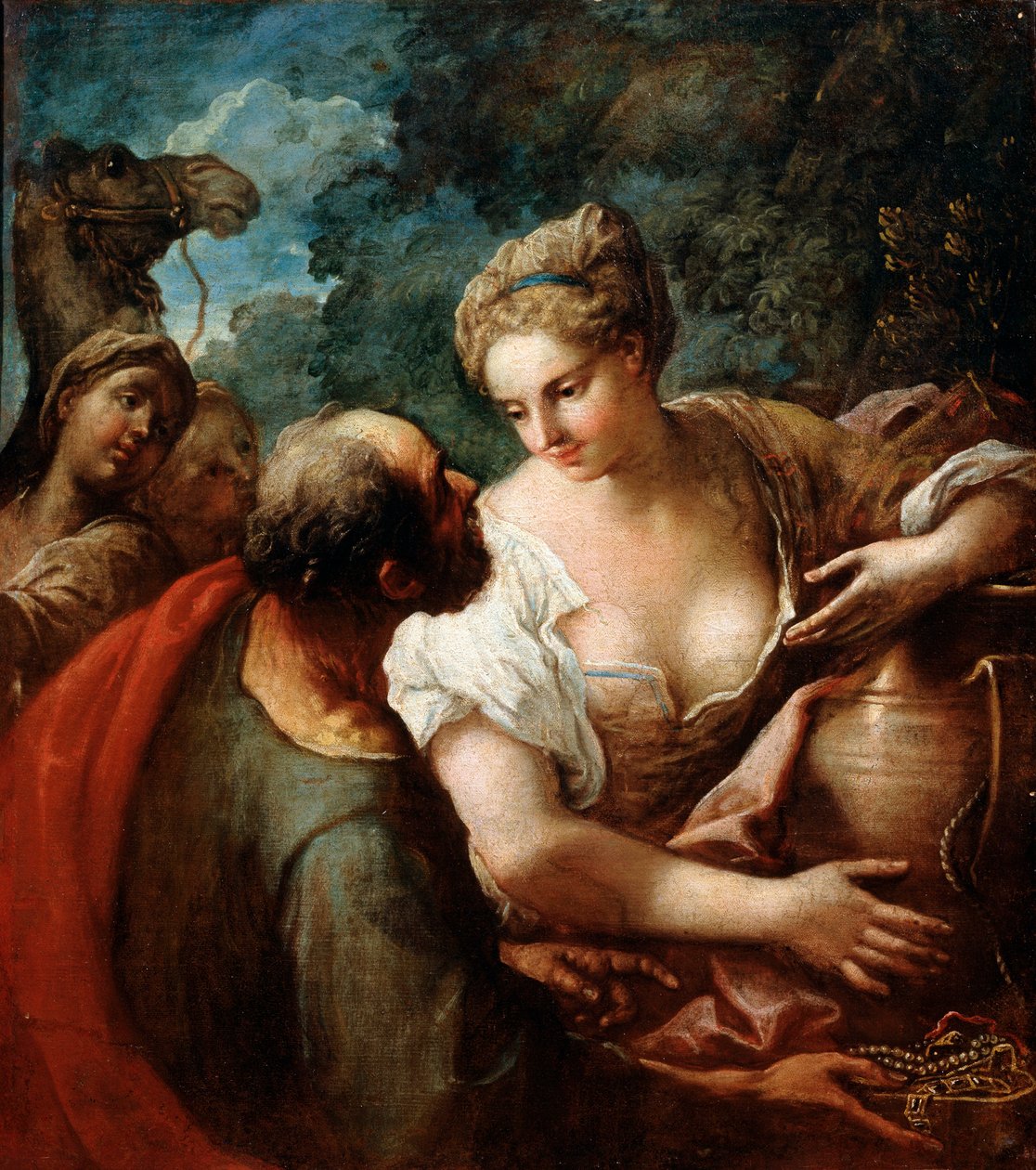 Rebekka ved Brønden, 1500-tallet af Tiziano Vecelli