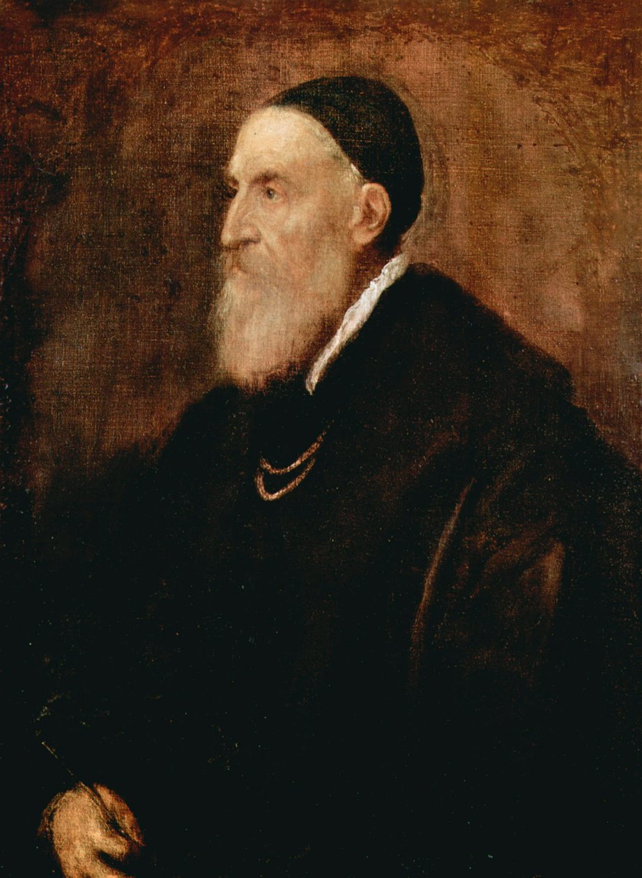 Selvportræt, c1567 af Tiziano Vecelli
