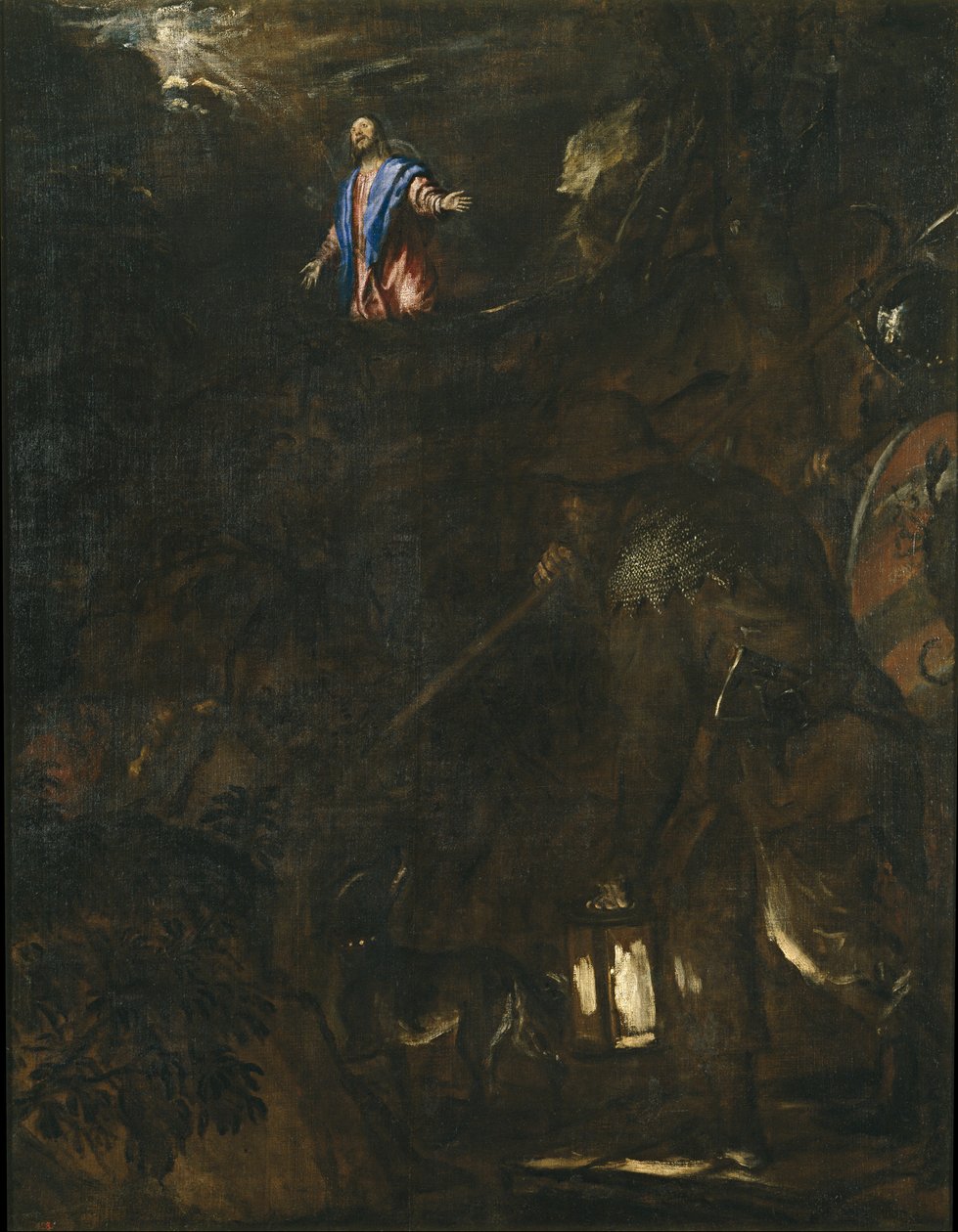 Kvalen i haven, 1562 af Tiziano Vecelli