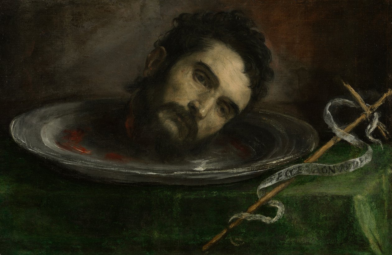Leder af Johannes Døberen, slutningen af 1500-tallet af Tiziano Vecelli