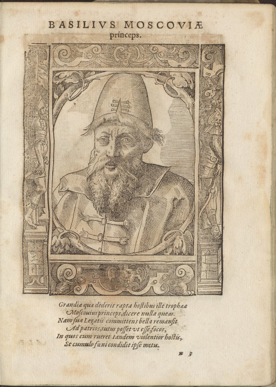Portræt af zaren Ivan IV den Forfærdelige 1530-1584 af Tobias Stimmer