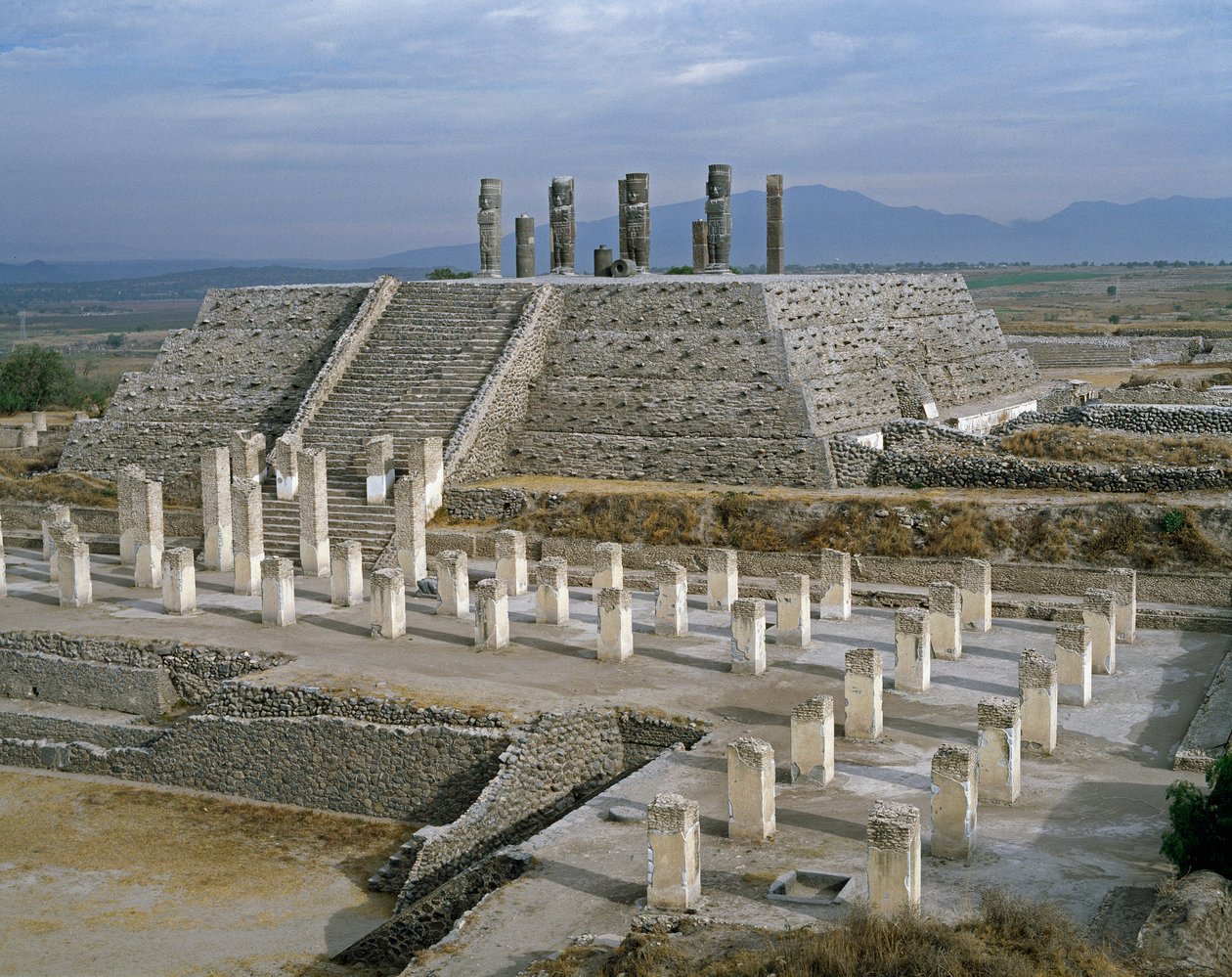Quetzalcoatls tempel af Toltec Toltec