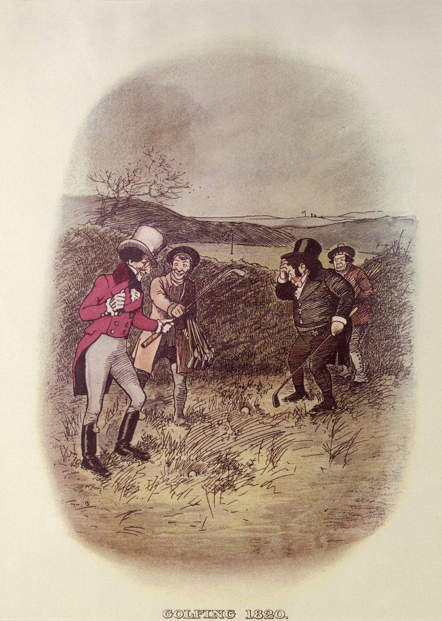 Golf, 1820 af Tom Browne