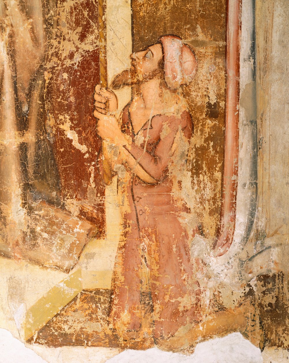 Skildring af donorer, detaljer fra St. Romuald, af Tommaso da Modena (1326-1379), fresco, San Nicolo-kirken, Treviso af Tomaso da (late 15th century) Modena