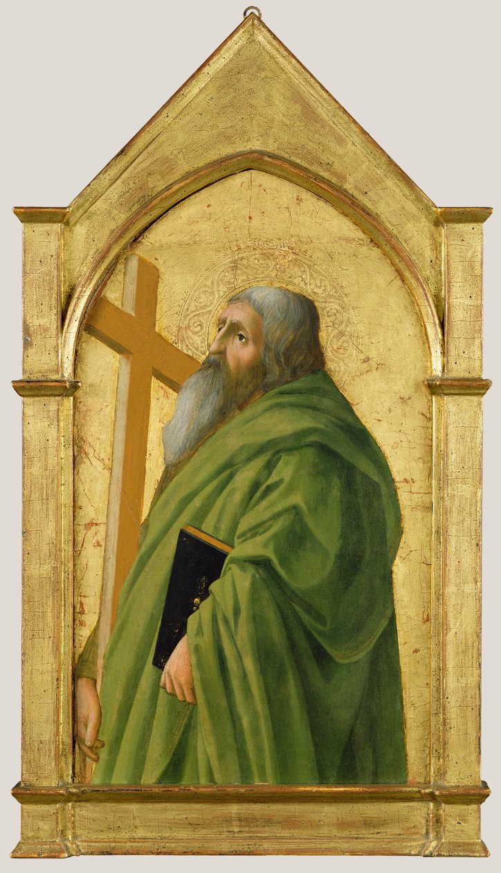 Sankt Andreas, 1426 (Tempera og bladguld på panel) af Tommaso Masaccio