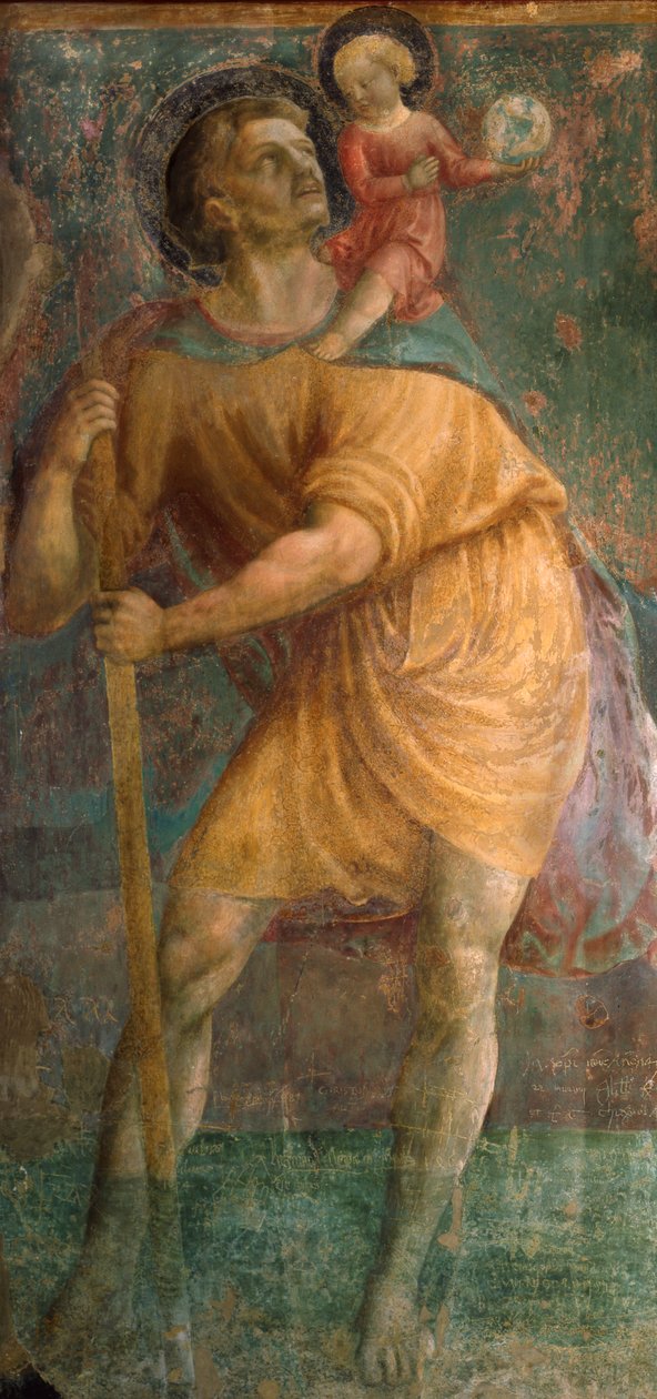 Sankt Christopher af Tommaso Masaccio