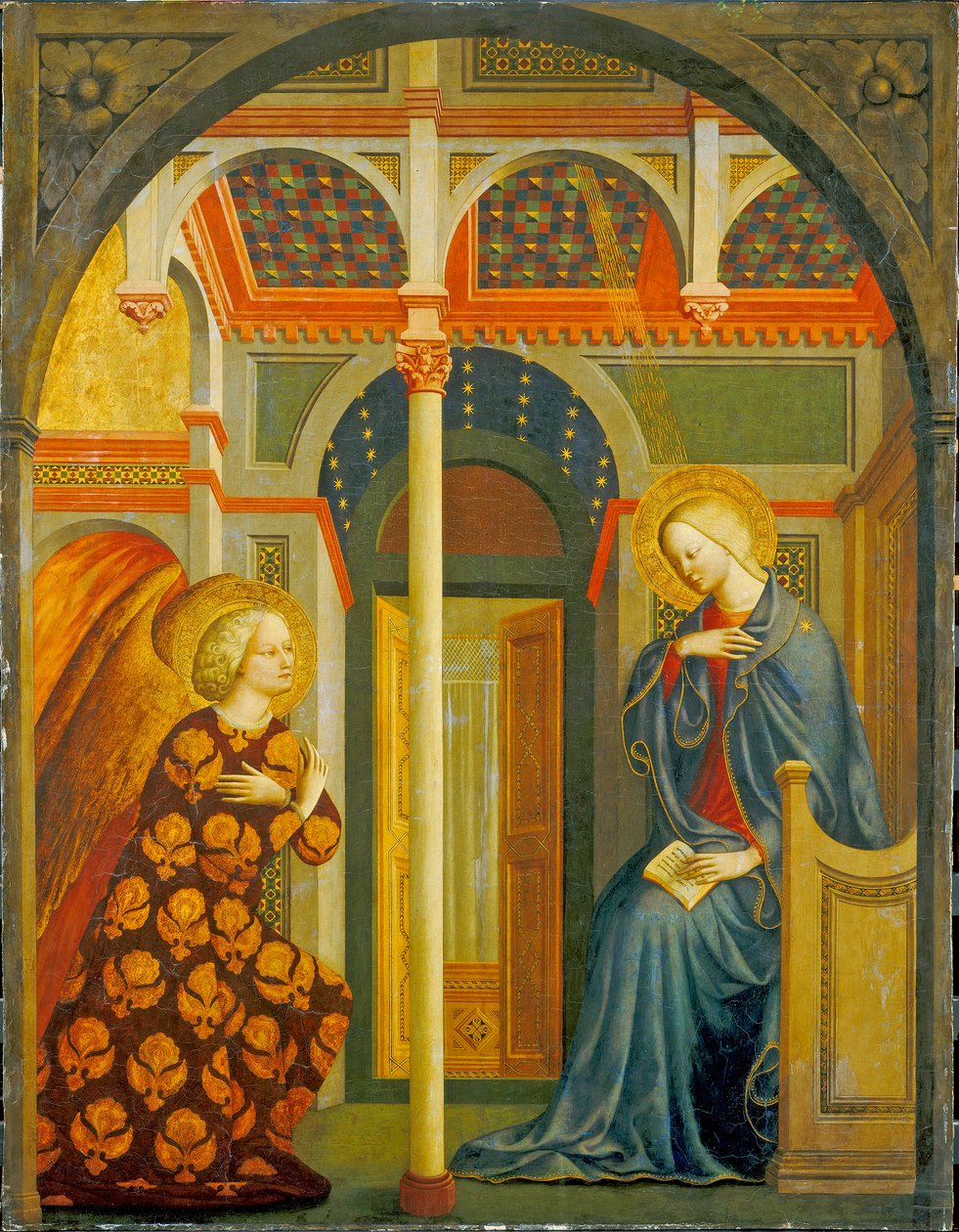 Bebudelsen, ca. 1423-24 (tempera på panel) af Tommaso Masolino da Panicale
