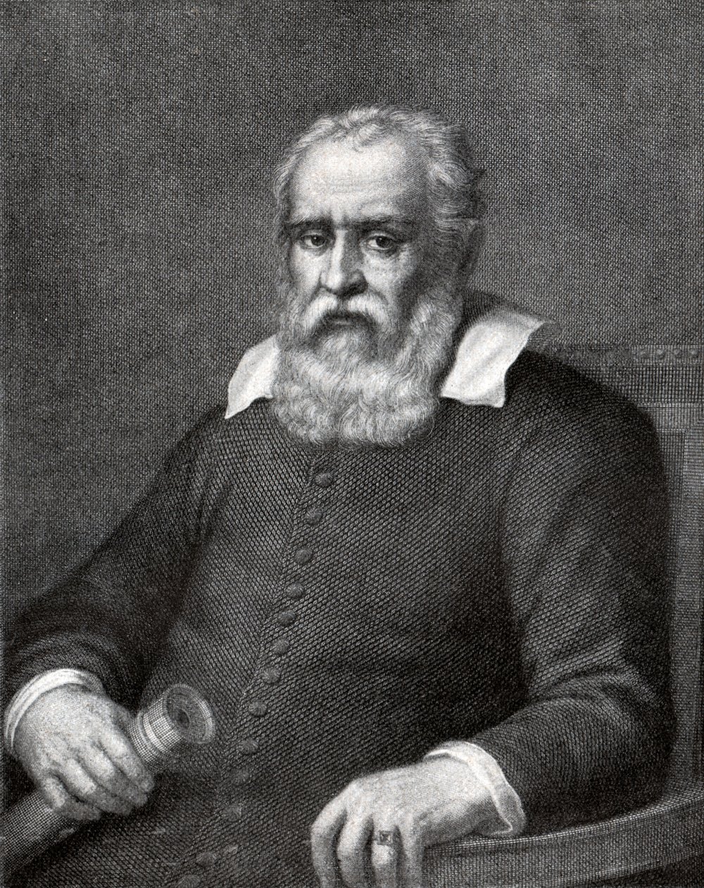 Galileo Galilei af Tommaso (after) Minardi