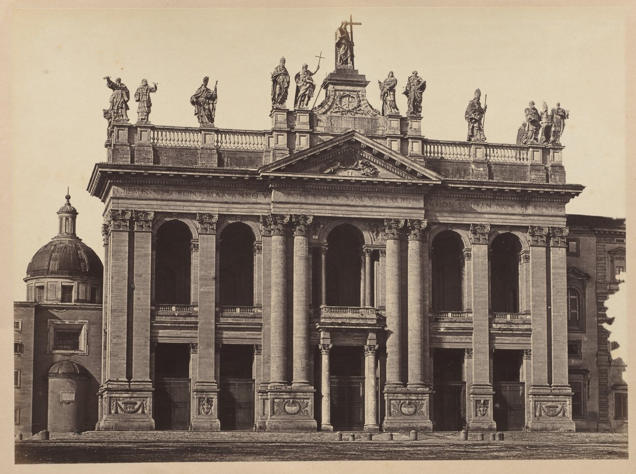 St. Jean de Lateran, Rom, ca. 1860. af Tommaso Cuccioni