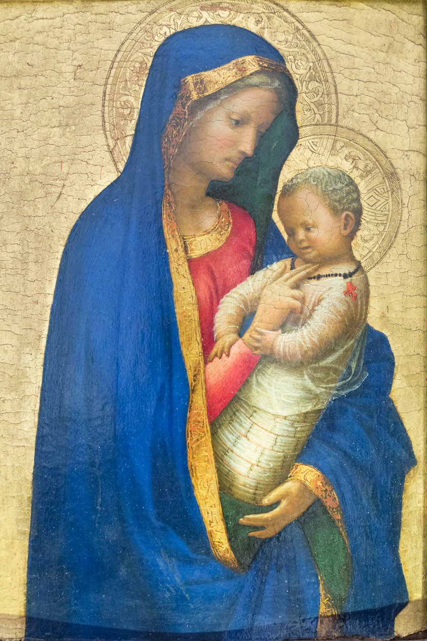Madonna og barn af Tommaso Masaccio