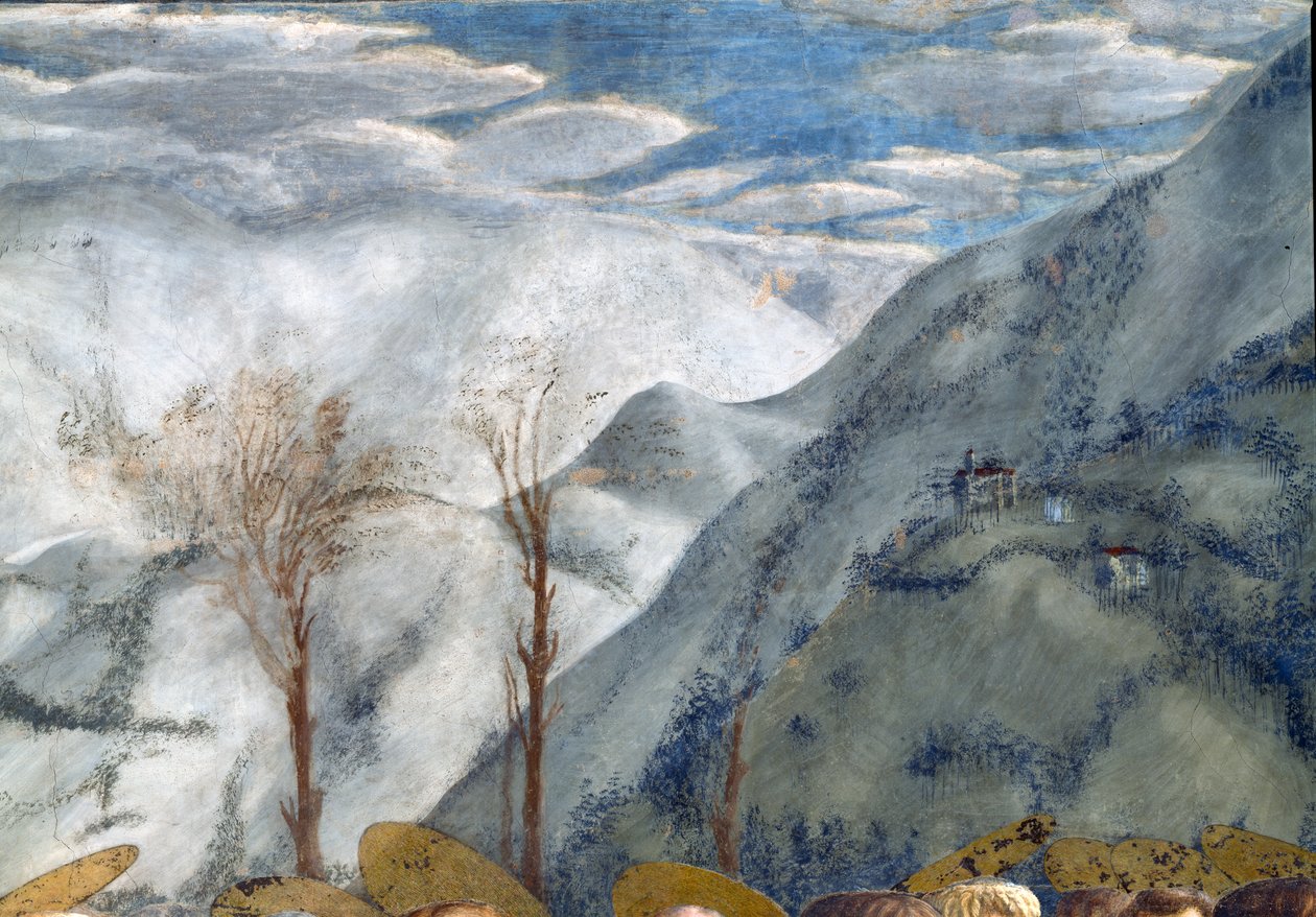 Bjergscene, Brancacci-kapellet af Tommaso Masaccio