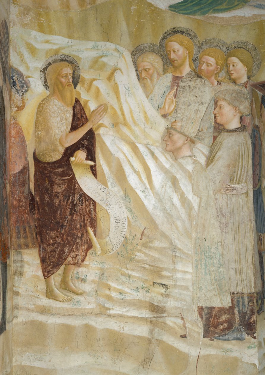 Johannes Døberens livscyklus: Johannes Døberens forkyndelse af Tommaso Masolino da Panicale