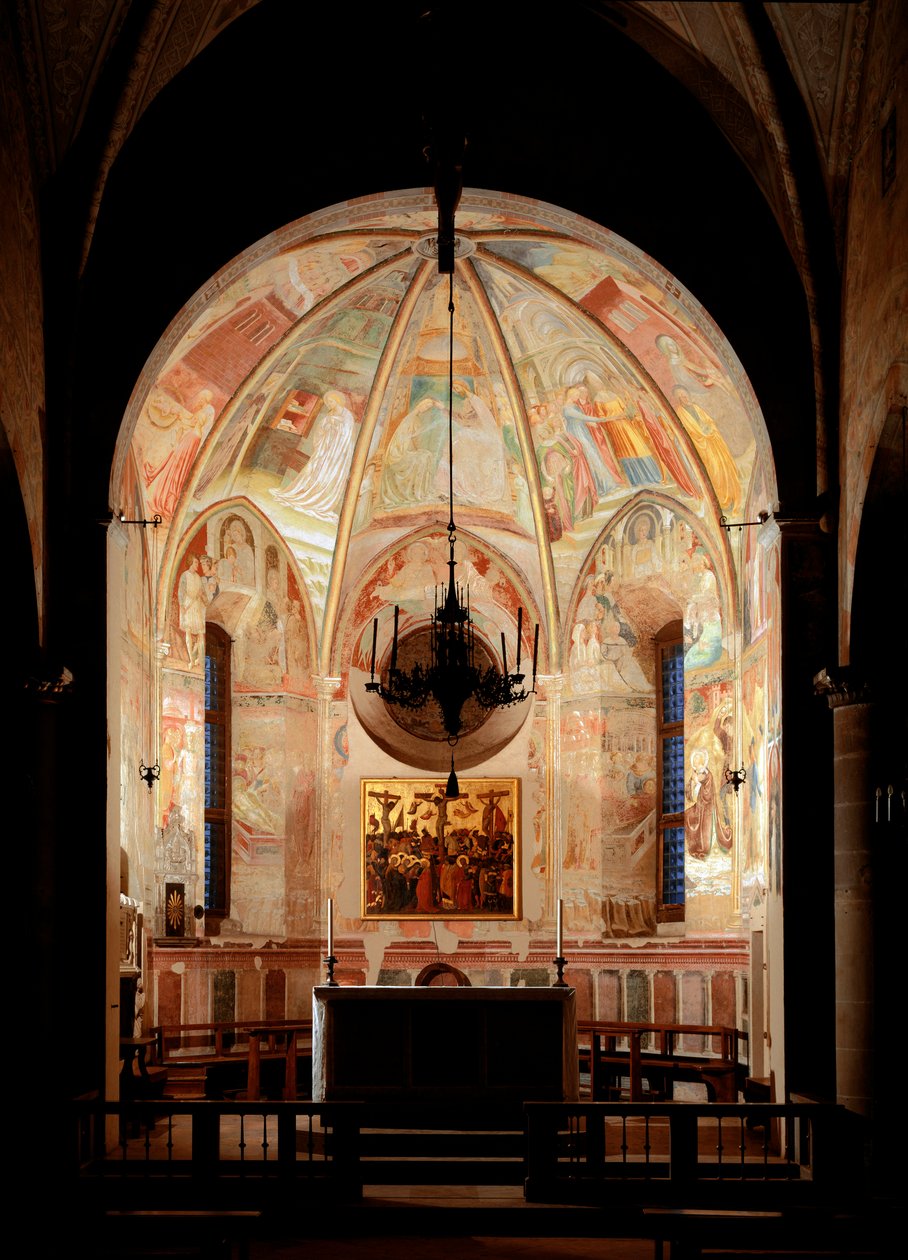 Jomfruens liv - Fresco af Tommaso Masolino da Panicale