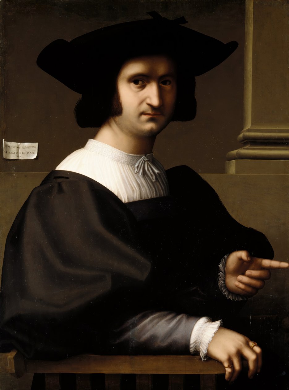 Portræt af en mand, 1521. af Tommaso di Stefano Lunetti