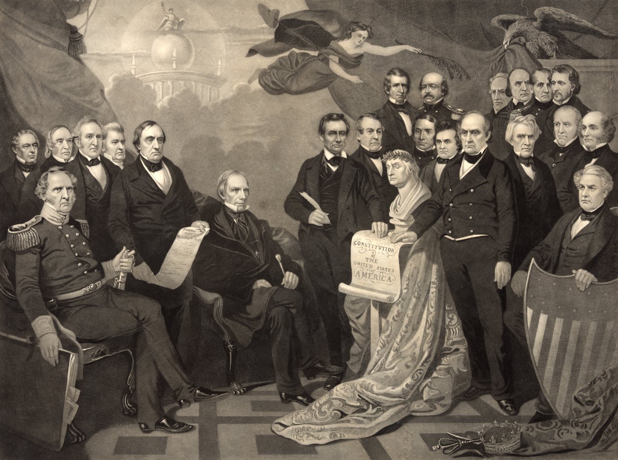 Union, pub. 1852 af Tompkins Harrison after Matteson