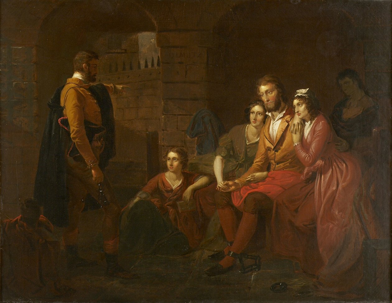 Lafayette i fængslet ved Olmütz, 1850 af Tompkins Harrison Matteson