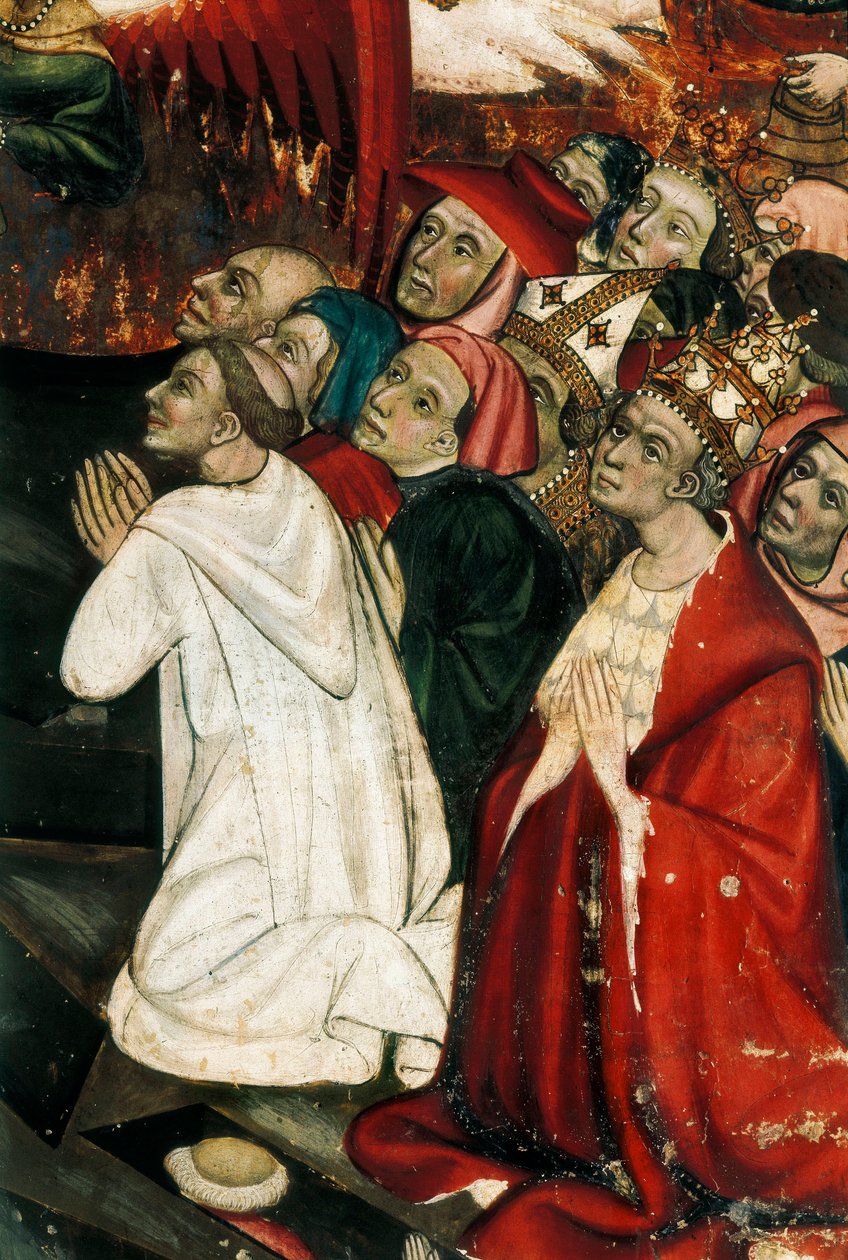 Den sidste dom, detalje af altertavlen, der stammer fra kirken San Sebastian af Guimera af Tomás Giner