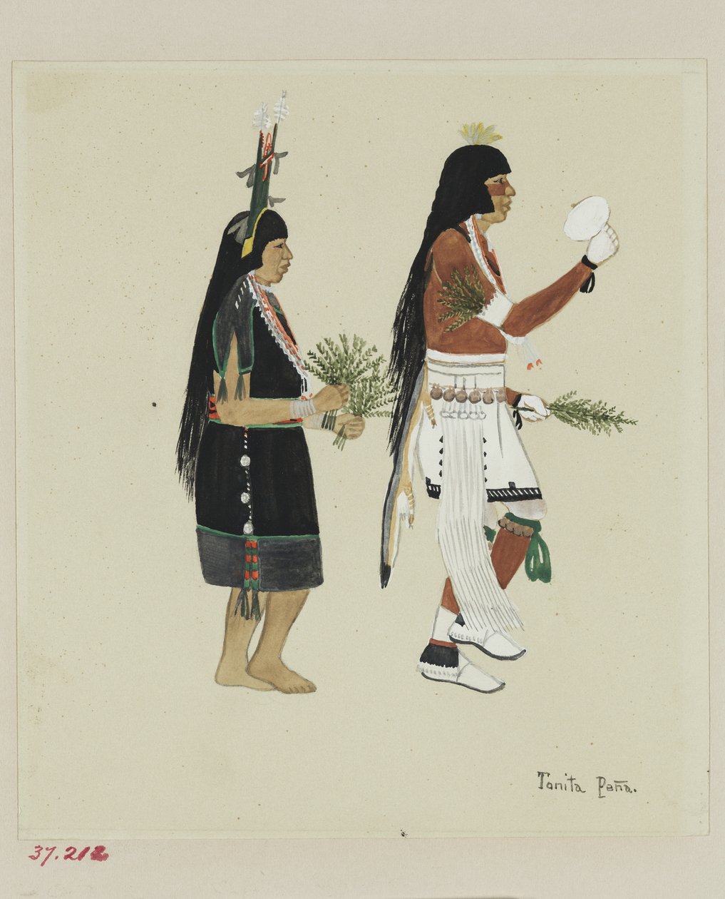 Corn Dancers, c 1920 af Tonita Peña