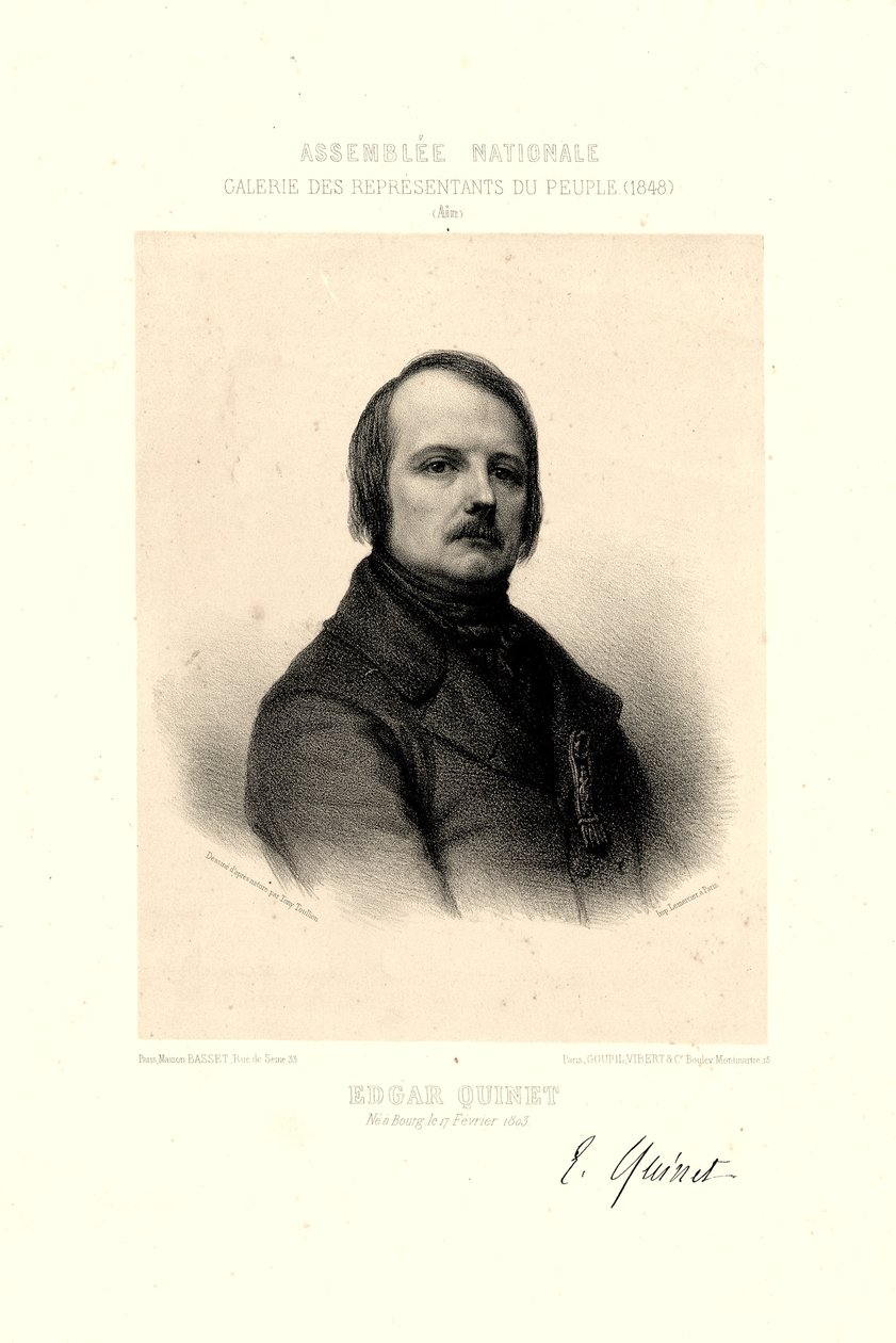 Edgar Quinet af Toullion af Tony Toullion