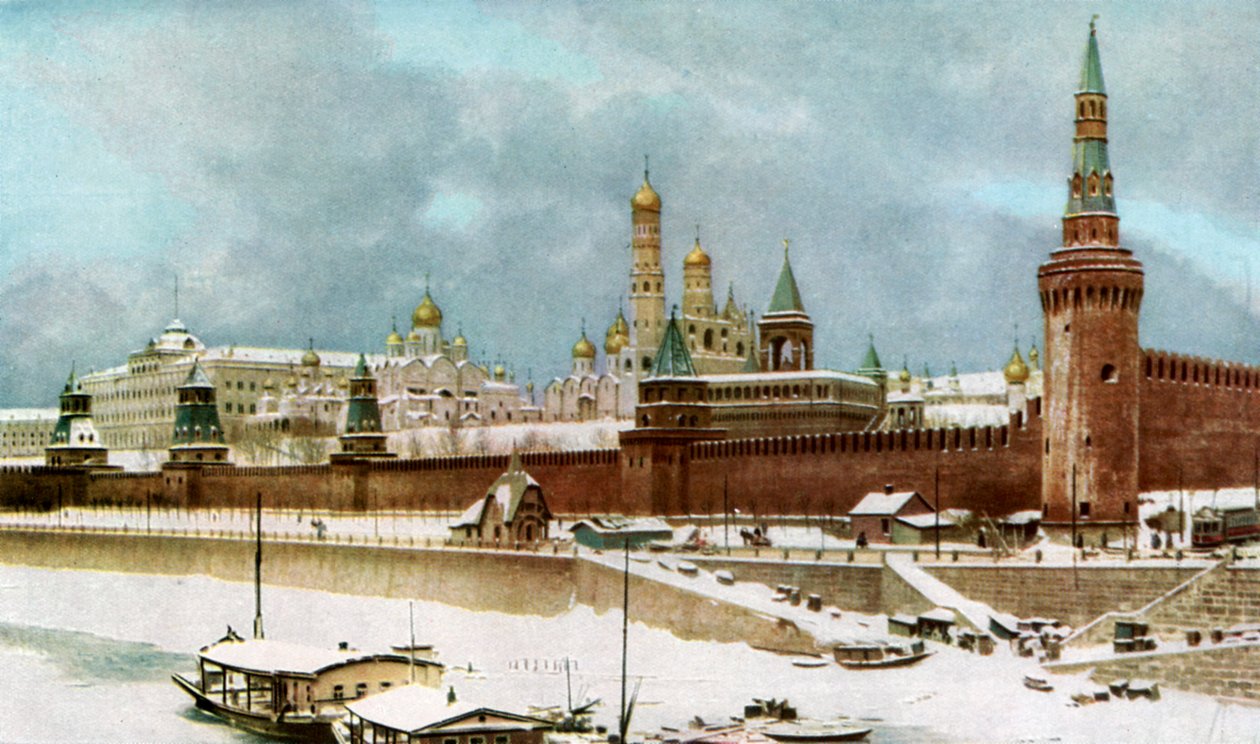 Kreml, Moskva, Rusland, c1930