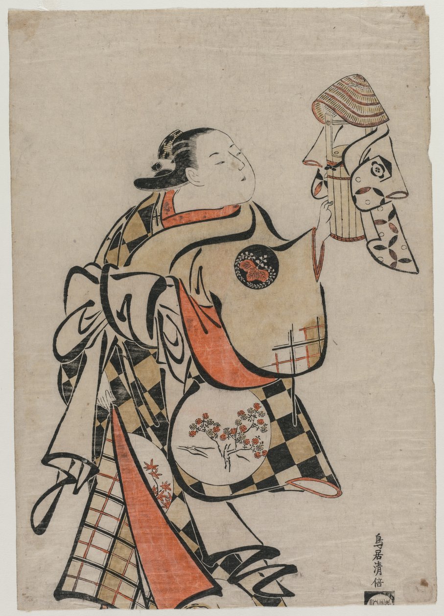 Fujimura Handayu som kurtisan, midten af 1710