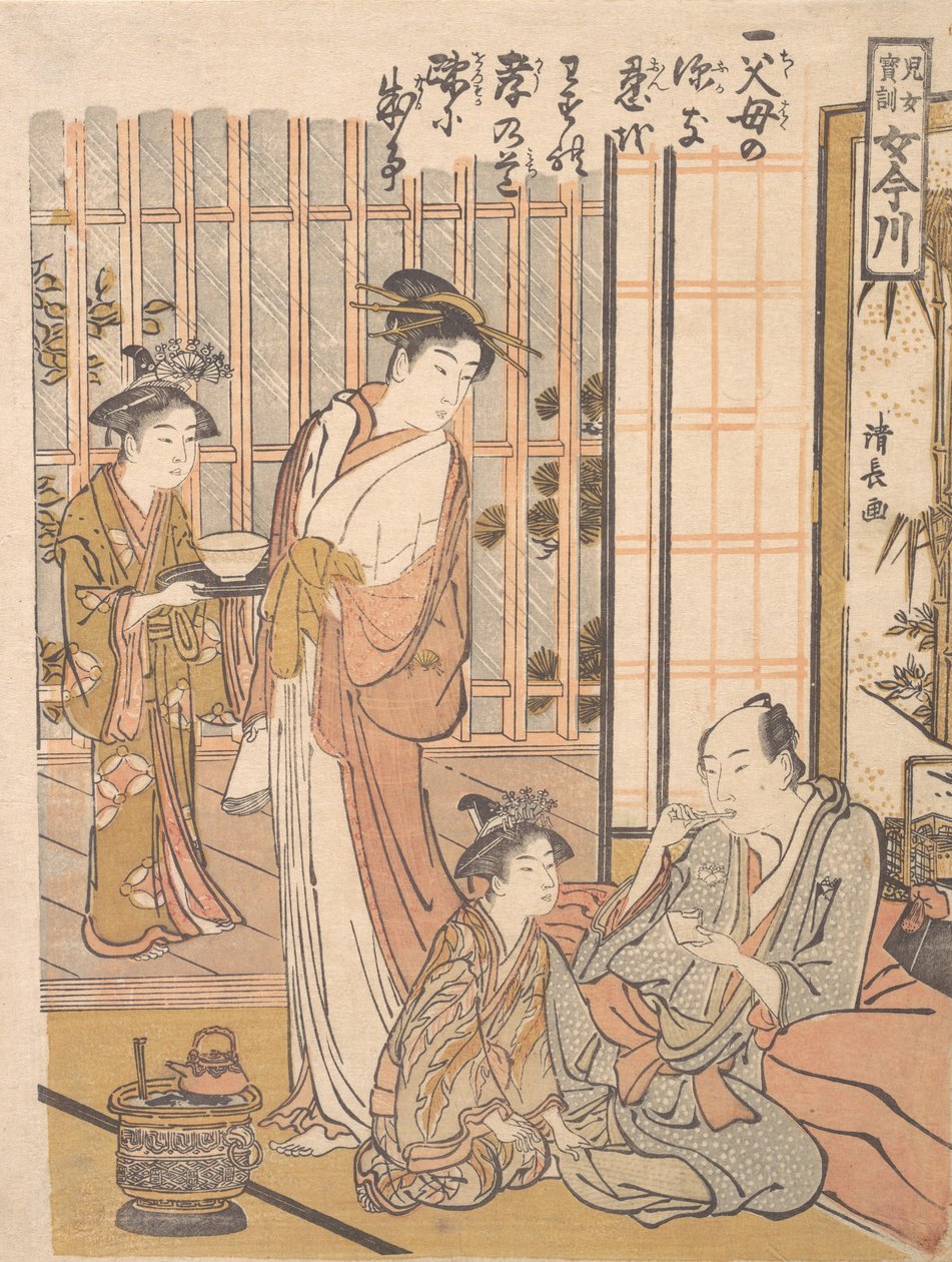 At glemme den sønlige fromhed, ca. 1781. af Torii Kiyonaga